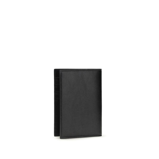 Dolce & Gabbana Black Calf Leather Bos Taurus Wallet - ClickThatClicks 