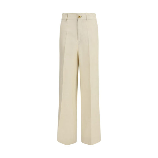 P.A.R.O.S.H. Beige Viscose Casual Pants - ClickThatClicks 