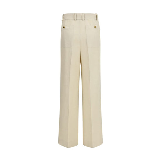 P.A.R.O.S.H. Beige Viscose Casual Pants - ClickThatClicks 