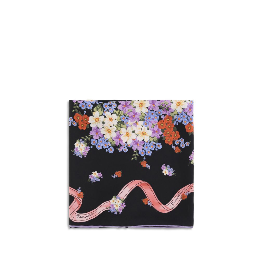 Dolce & Gabbana Multicolor Silk Scarf - ClickThatClicks 