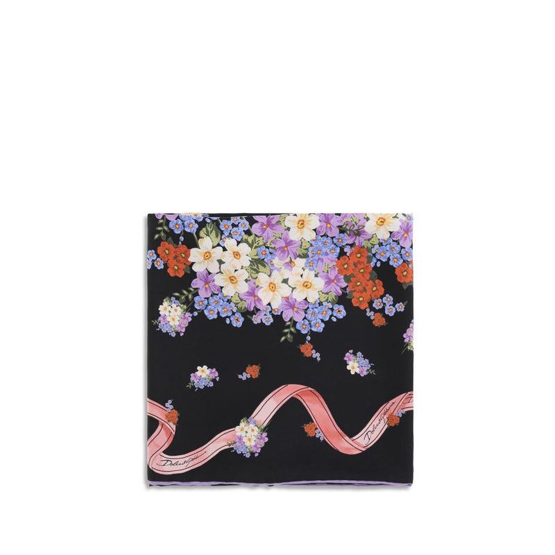 Dolce & Gabbana Multicolor Silk Scarf - ClickThatClicks 