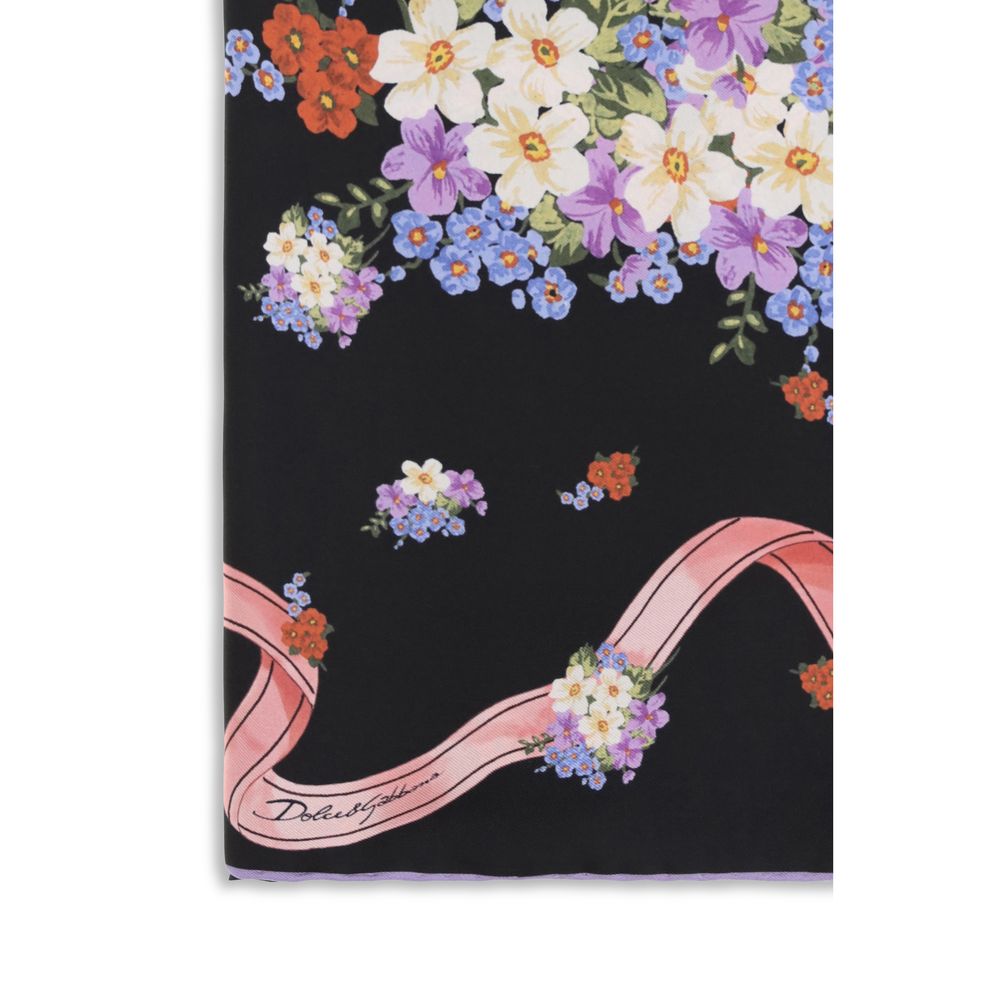 Dolce & Gabbana Multicolor Silk Scarf - ClickThatClicks 