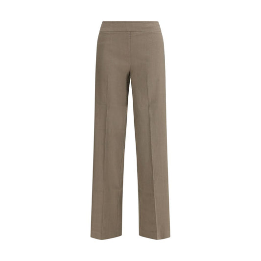 Avenue Montaigne Beige Linen Casual Pants - ClickThatClicks 