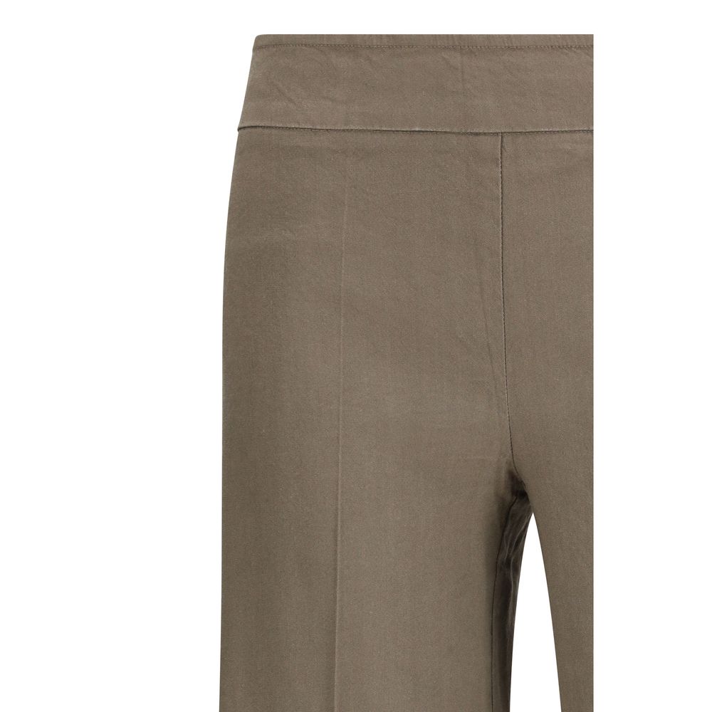 Avenue Montaigne Beige Linen Casual Pants - ClickThatClicks 