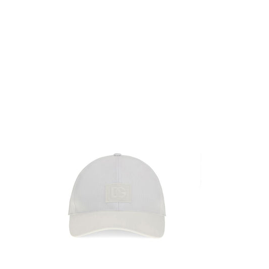 Dolce & Gabbana White Cotton Cap (Baseball Hat) - ClickThatClicks 