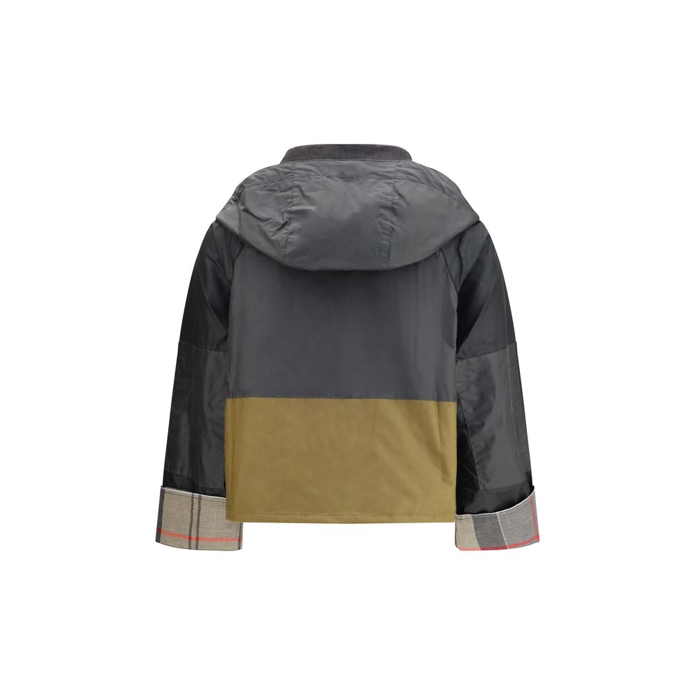 Barbour Black Cotton Full-Length Jacket - ClickThatClicks 