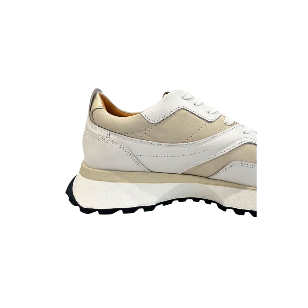 Hugo Boss White Leather Men Sneaker - ClickThatClicks 
