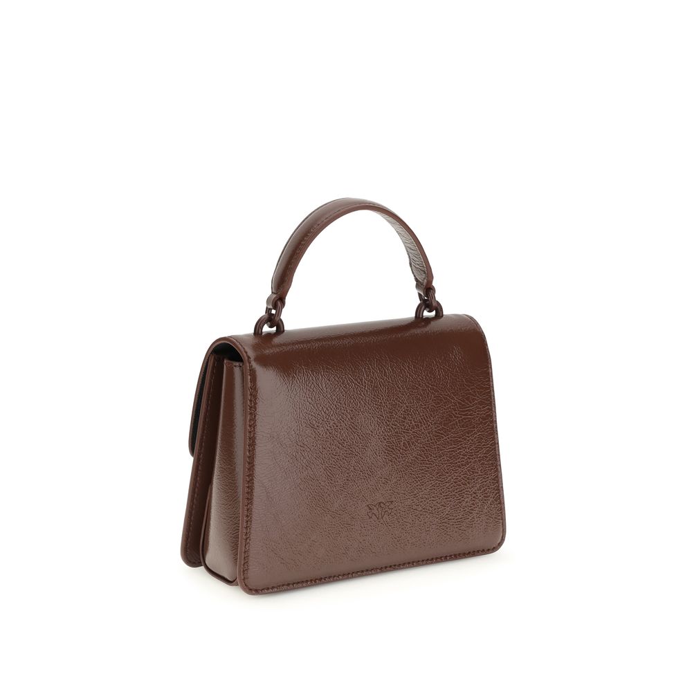 PINKO Brown Goatskin Handbag - ClickThatClicks 