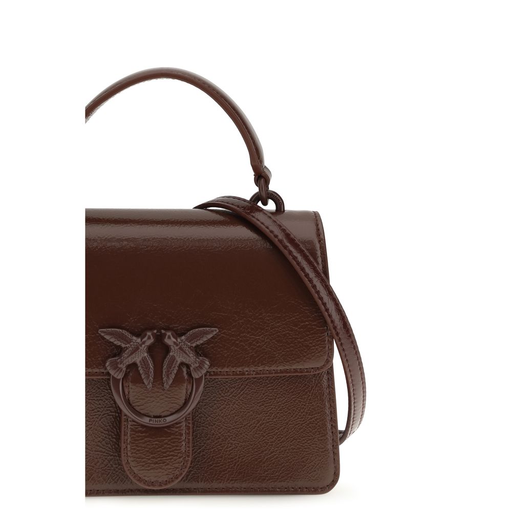 PINKO Brown Goatskin Handbag - ClickThatClicks 