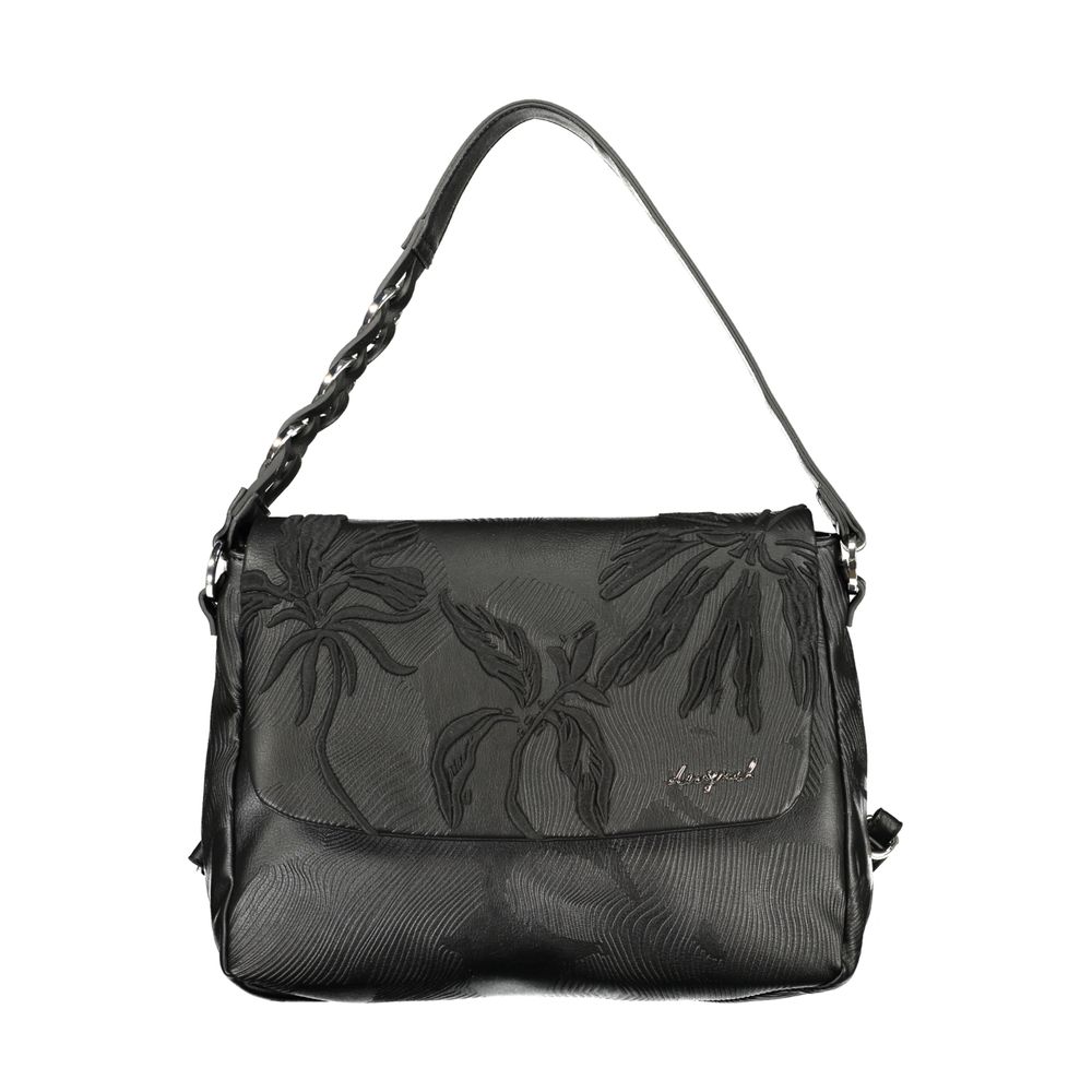 Desigual Black Polyurethane Women Backpack - ClickThatClicks 