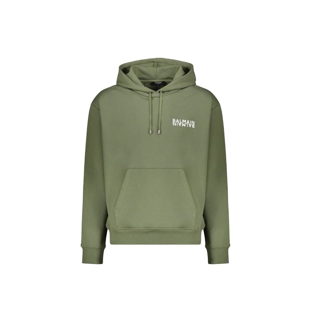 Balmain Bicolor Cotton Hoodie - ClickThatClicks 
