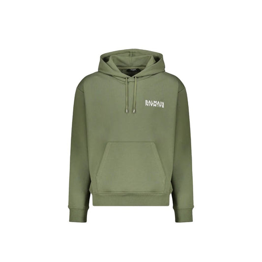 Balmain Bicolor Cotton Hoodie - ClickThatClicks 
