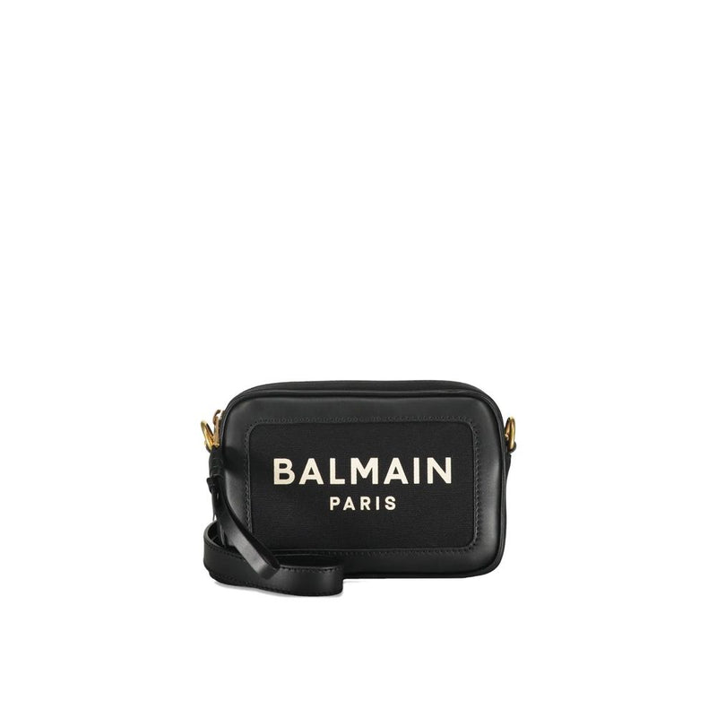 Balmain Black Cotton Shoulder Bag - ClickThatClicks 