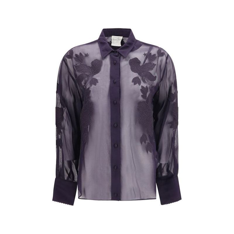 Forte_Forte Blue Viscose Blouse - ClickThatClicks 