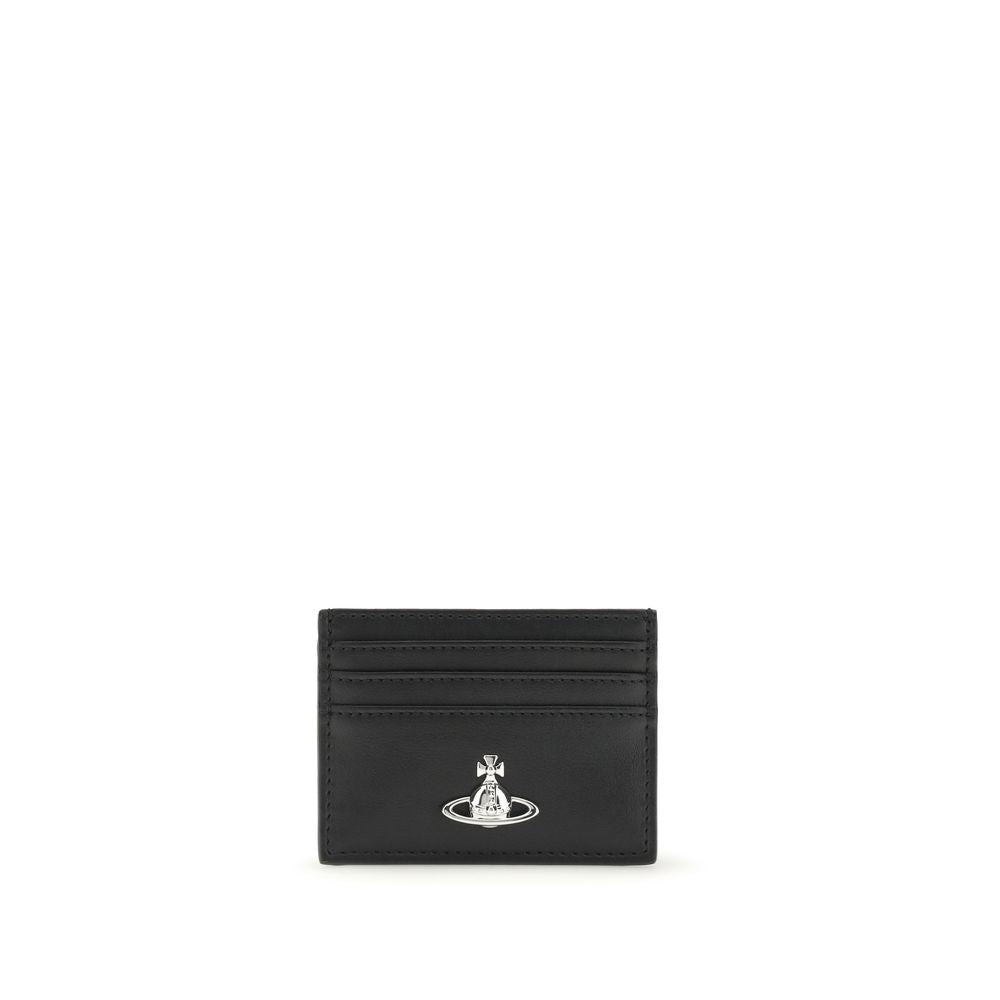 Vivienne Westwood Black Polyurethane Wallet - ClickThatClicks 