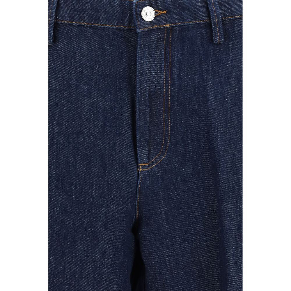 7FOR Blue Cotton Bermuda Shorts - ClickThatClicks 