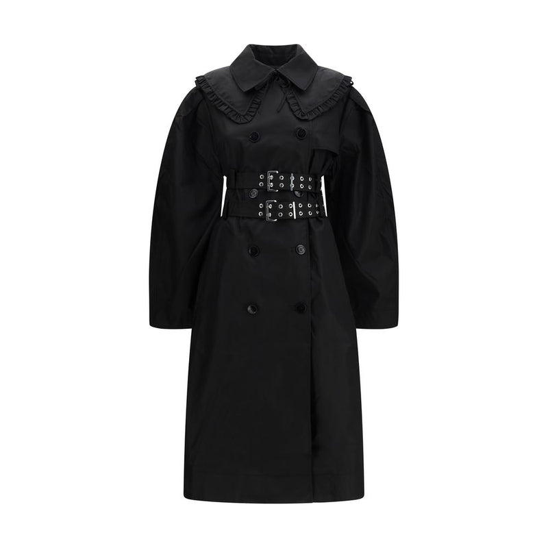 Ganni Black Nylon Coat - ClickThatClicks 