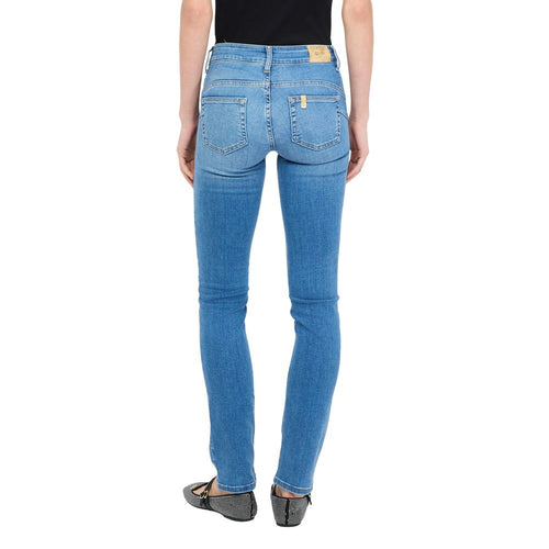 Liu Jo Light Blue Cotton Skinny Jeans - ClickThatClicks 