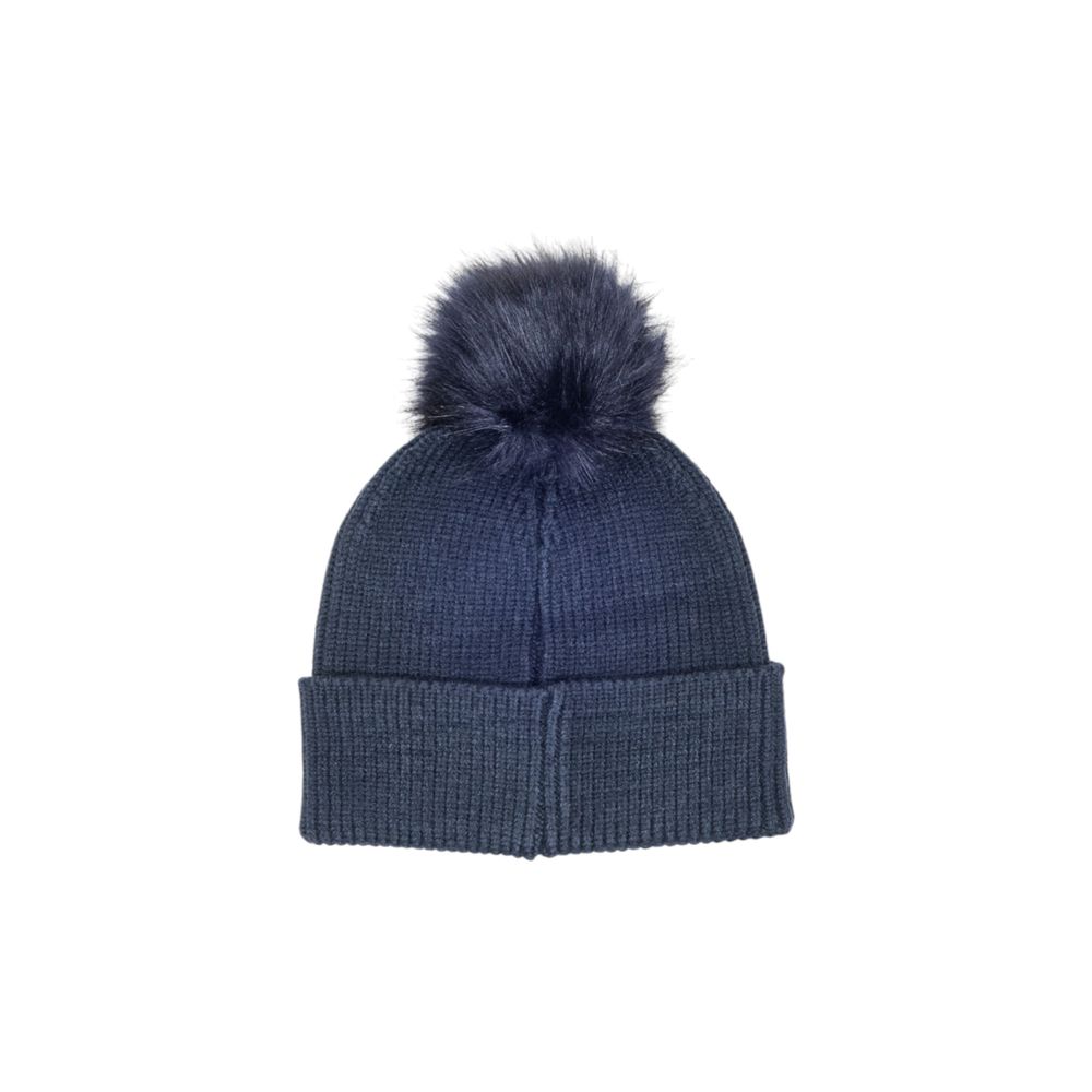 Barbour Blue Viscose Beanie - ClickThatClicks 