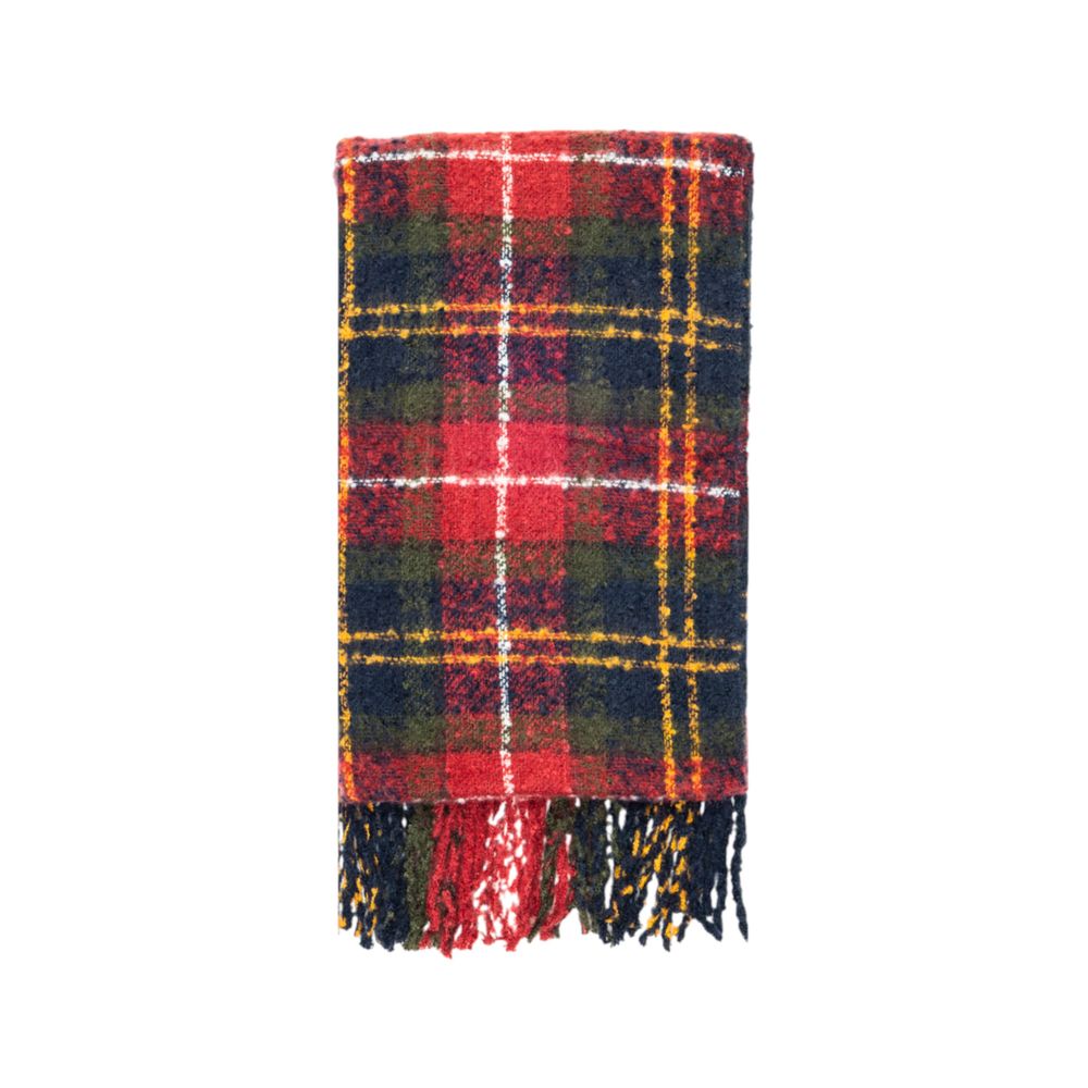 Barbour Bordeaux Polyester Scarf - ClickThatClicks 