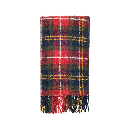Barbour Bordeaux Polyester Scarf - ClickThatClicks 