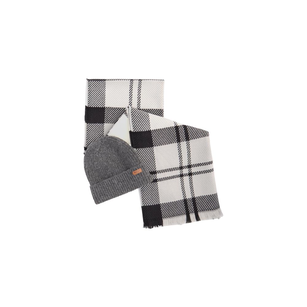 Barbour Gray Polyester Beanie - ClickThatClicks 
