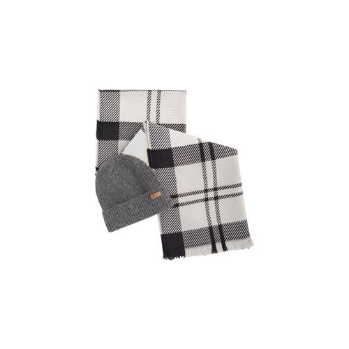 Barbour Gray Polyester Beanie - ClickThatClicks 