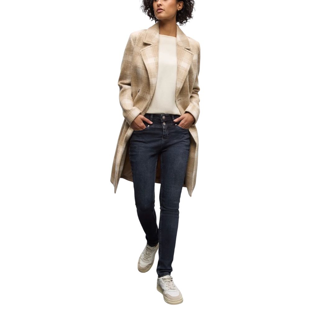 Street One Blue Cotton Skinny Jeans - ClickThatClicks 