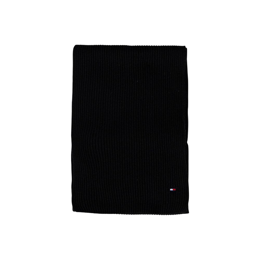 Tommy Hilfiger Black Cotton Beanie - ClickThatClicks 
