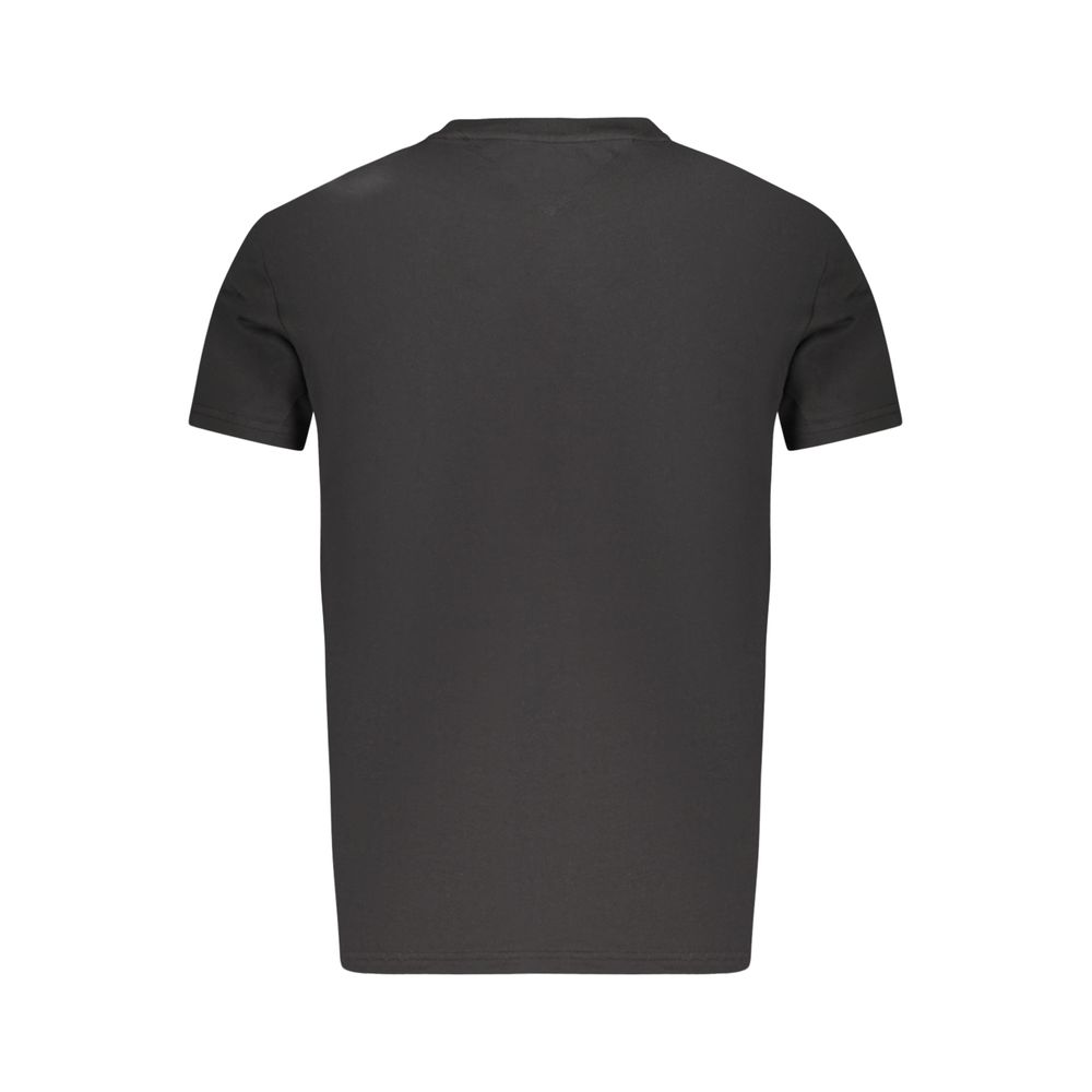 Tommy Hilfiger Black Cotton Men T-Shirt - ClickThatClicks 