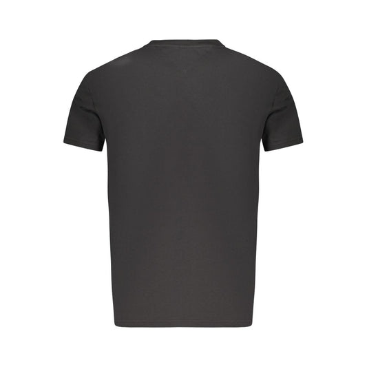 Tommy Hilfiger Black Cotton Men T-Shirt - ClickThatClicks 
