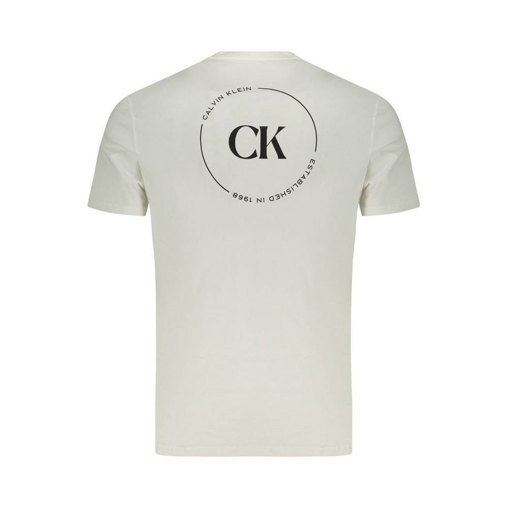 Calvin Klein Bianco Cotton Men T-Shirt - ClickThatClicks 