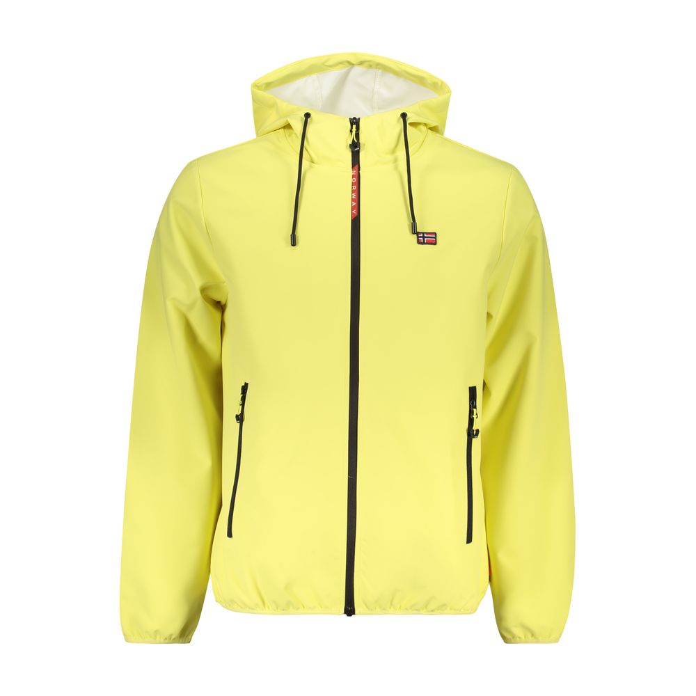 Norway 1963 Yellow Polyester Men's Jacket - ClickThatClicks 