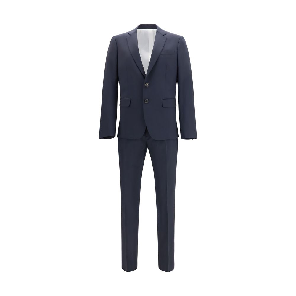 Dsquared² Blue Fleece Wool Two-Piece Suit - ClickThatClicks 
