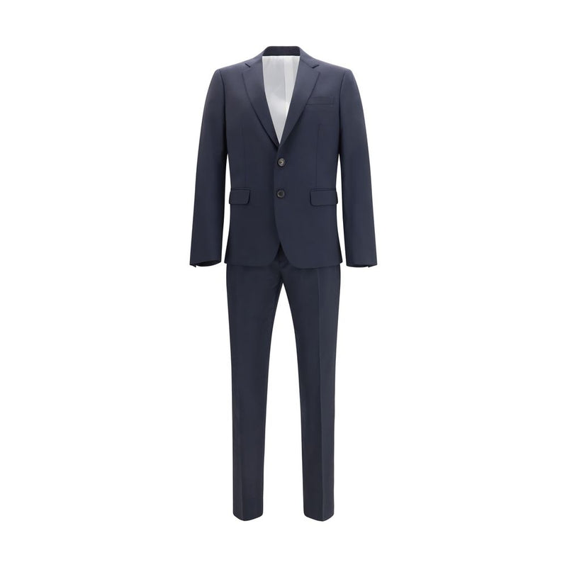 Dsquared² Blue Fleece Wool Two-Piece Suit - ClickThatClicks 