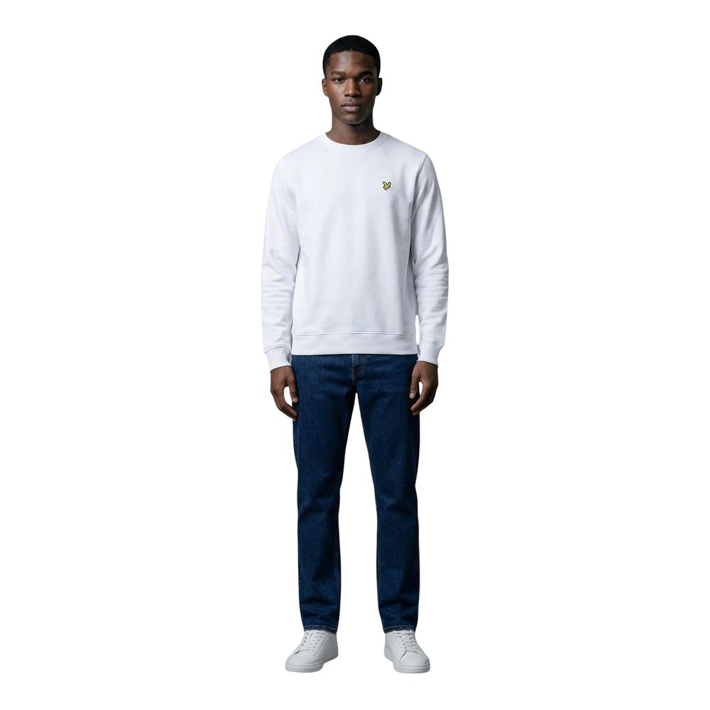 Lyle & Scott White Cotton Sweatshirt - ClickThatClicks 