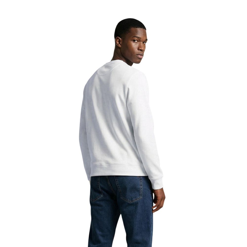 Lyle & Scott White Cotton Sweatshirt - ClickThatClicks 