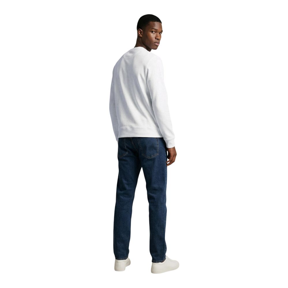 Lyle & Scott White Cotton Sweatshirt - ClickThatClicks 