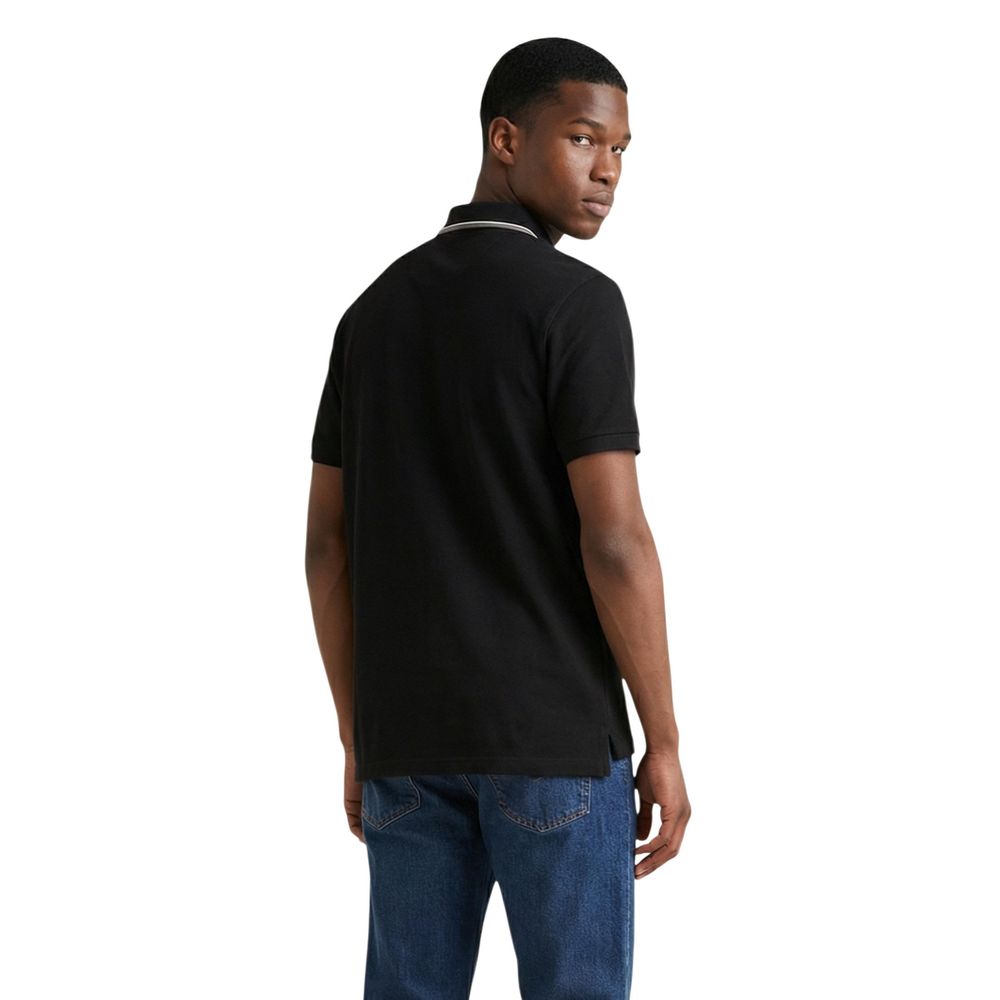 Colmar Originals Black Cotton Polo Shirt - ClickThatClicks 
