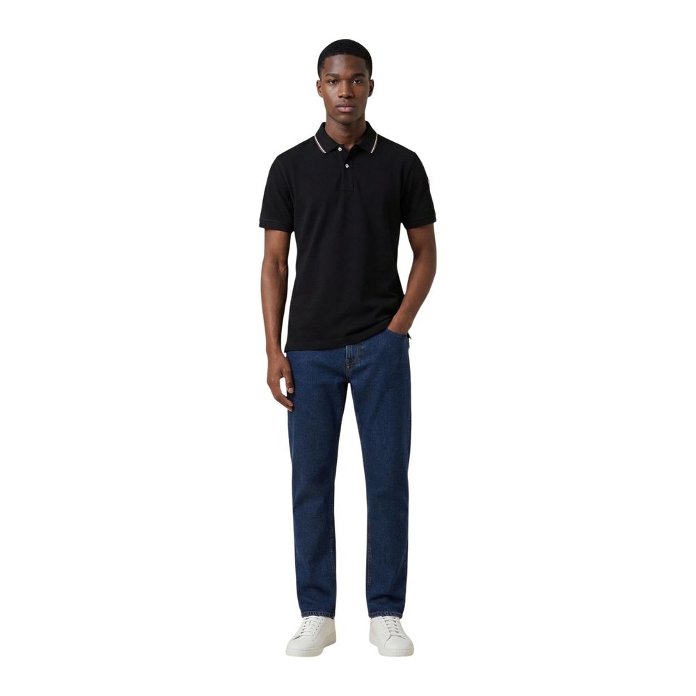 Colmar Originals Black Cotton Polo Shirt - ClickThatClicks 