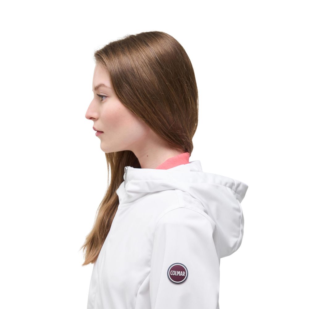 Colmar Originals White Polyester Shell Jacket - ClickThatClicks 