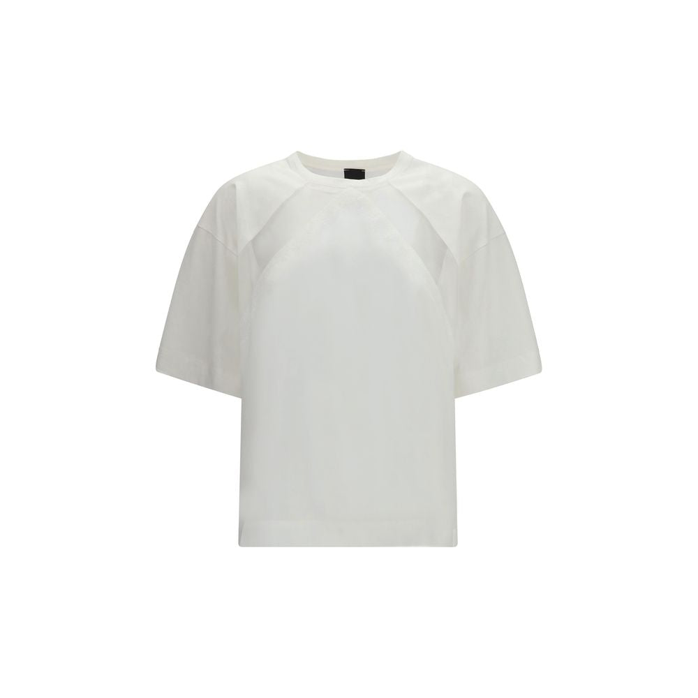 PINKO White Cotton T-Shirt - ClickThatClicks 
