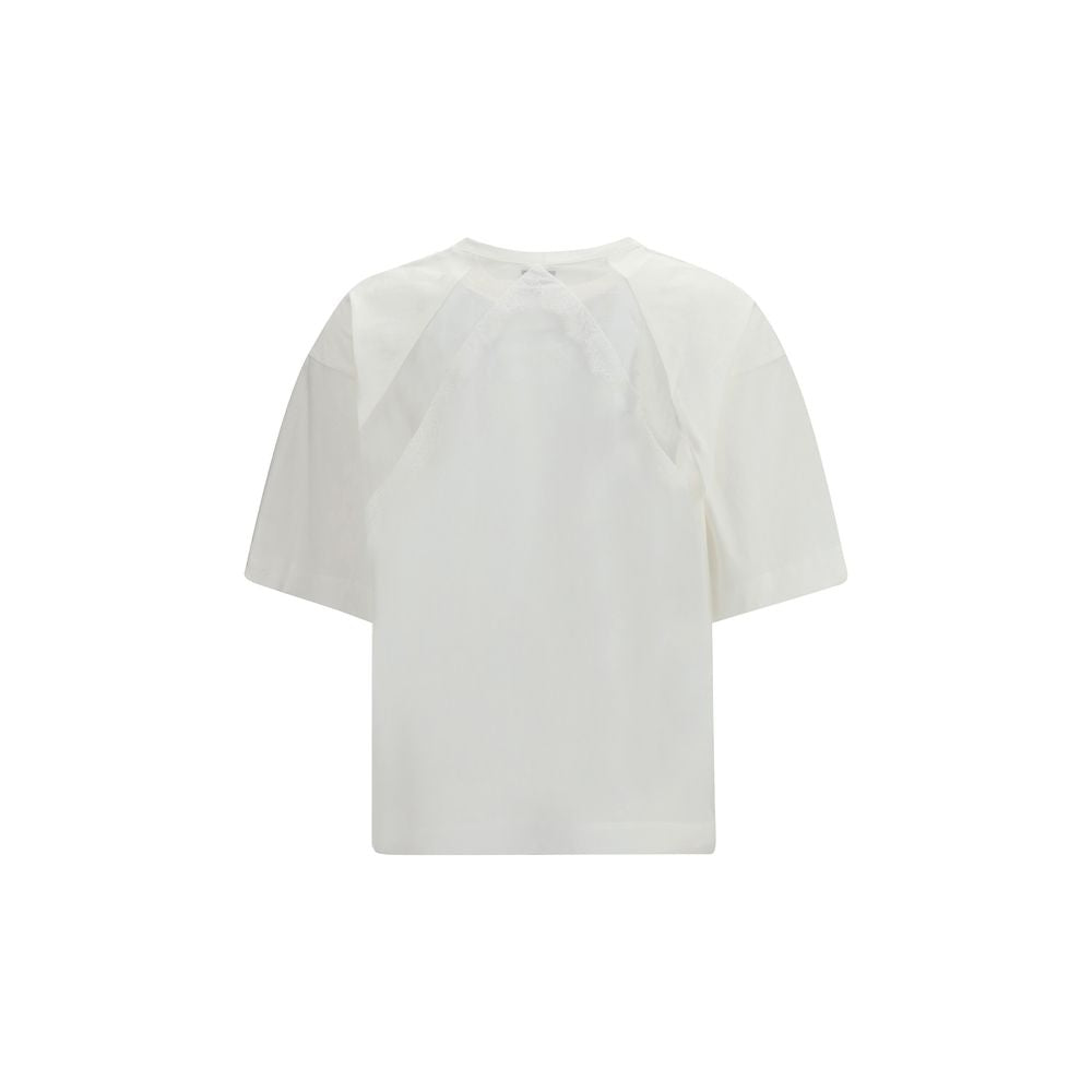 PINKO White Cotton T-Shirt - ClickThatClicks 