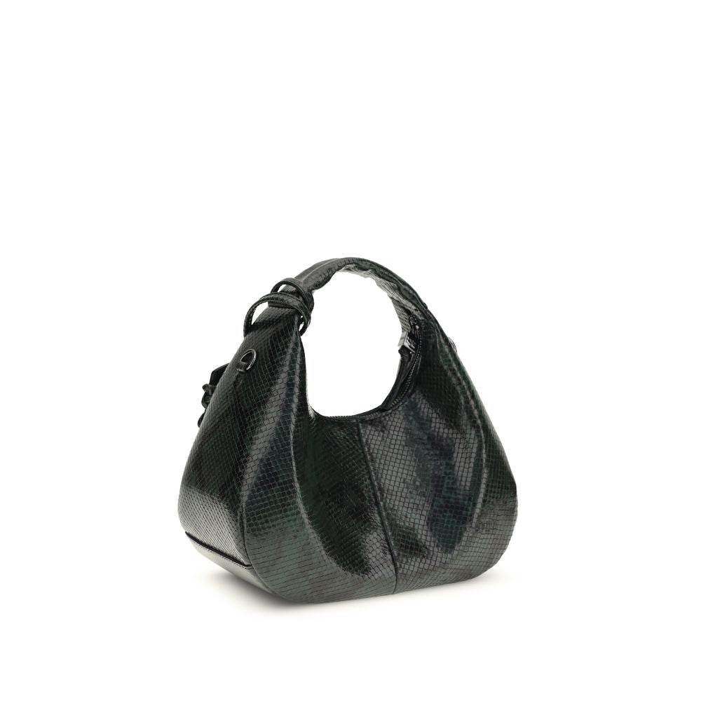 Ganni Black Recycled Polyester Shoulder Bag - ClickThatClicks 