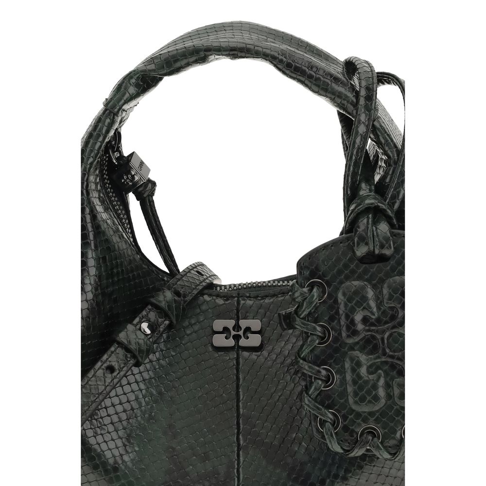 Ganni Black Recycled Polyester Shoulder Bag - ClickThatClicks 