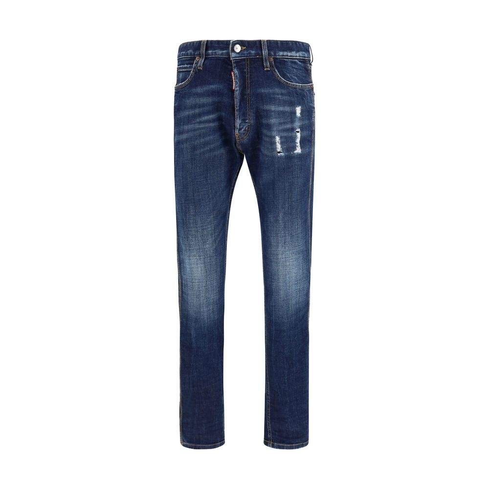 Dsquared² Blue Cotton Jeans Denim - ClickThatClicks 