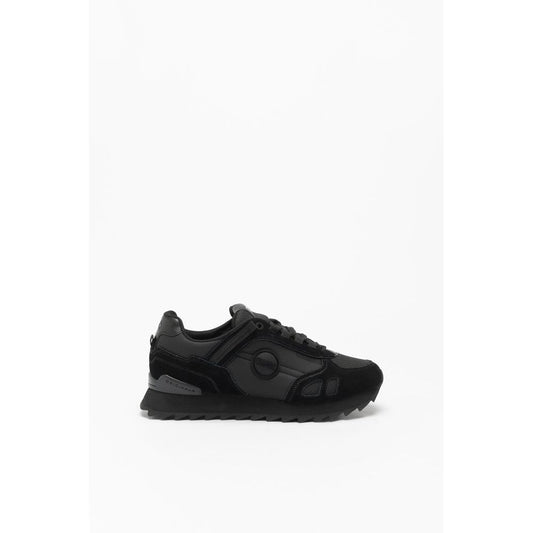 Colmar Black Leather Athletic Sneakers - ClickThatClicks 