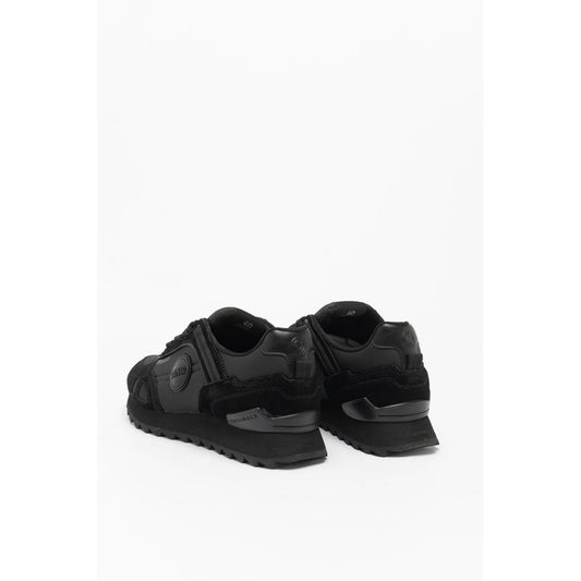 Colmar Black Leather Athletic Sneakers - ClickThatClicks 