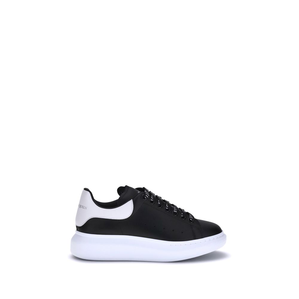Alexander McQueen Black Calf Leather Bos Taurus Platform Sneakers - ClickThatClicks 