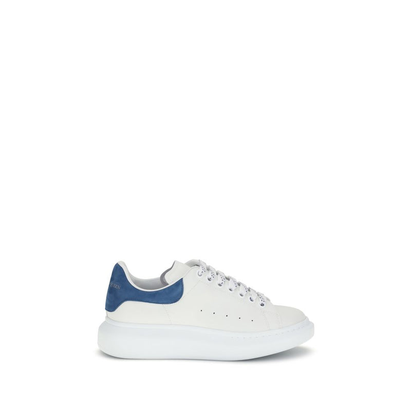 Alexander McQueen White Calf Leather Bos Taurus Platform Sneakers - ClickThatClicks 